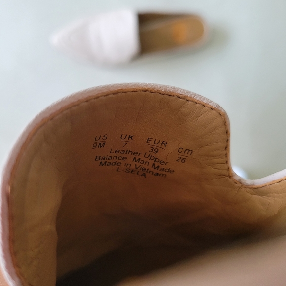 FRANCO SARTO Sela Elegant Genuine Leather Loafer Mules in Bone - Picture 5 of 6